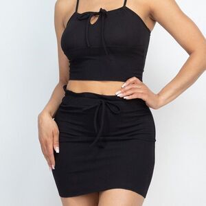 two piece cropped set